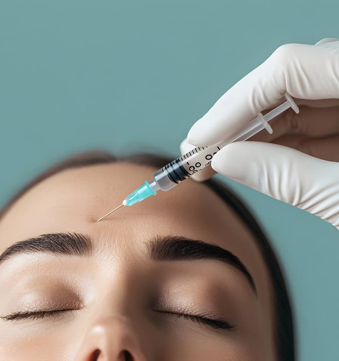 Aplikácia botulotoxínu